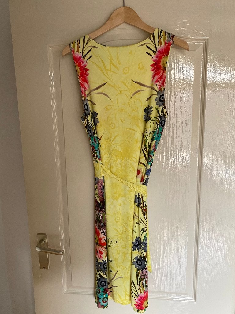 Jurk met frisse kleuren, Maat 38/40 (M), Promiss, Geel, Ophalen of Verzenden