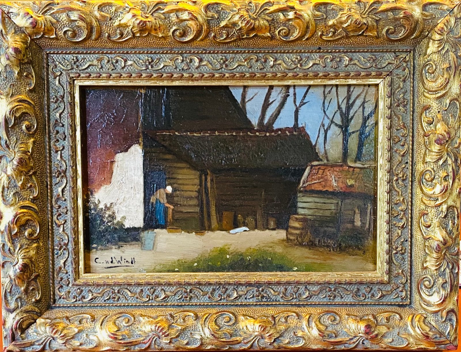 Boerenerf C van der Windt 1877?, Ophalen of Verzenden