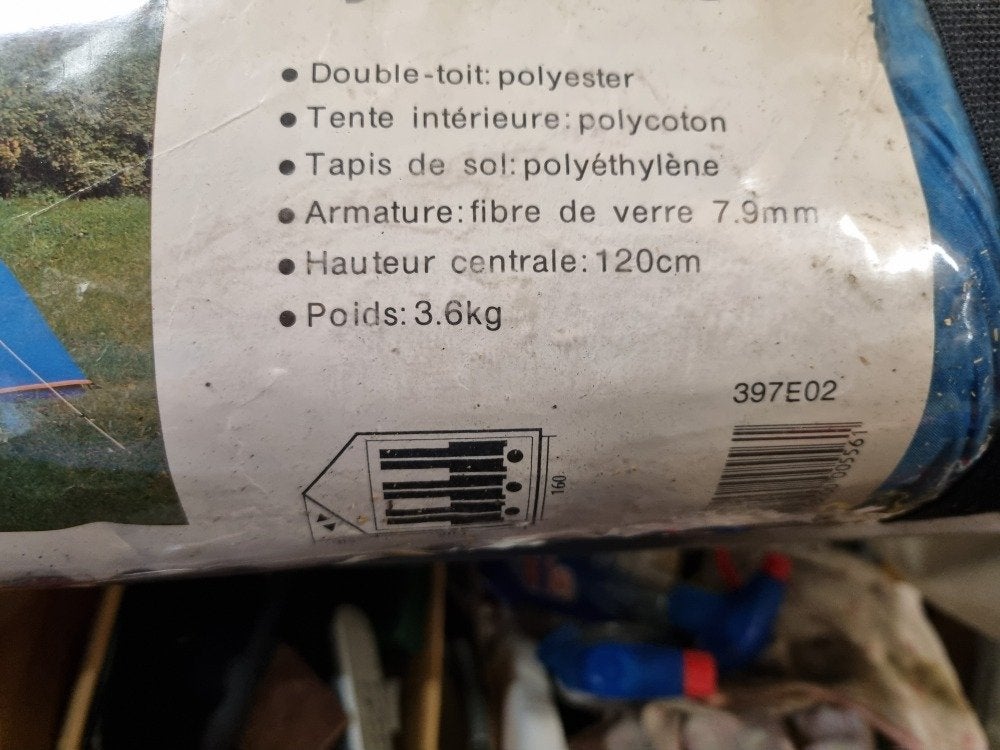 tent drie persoons compleet alpinist jorasses, Caravans en Kamperen, Ophalen of Verzenden, 'T Olde Gre-j, Info@toldegrej.nl, Endepoelstraat 20f Didam