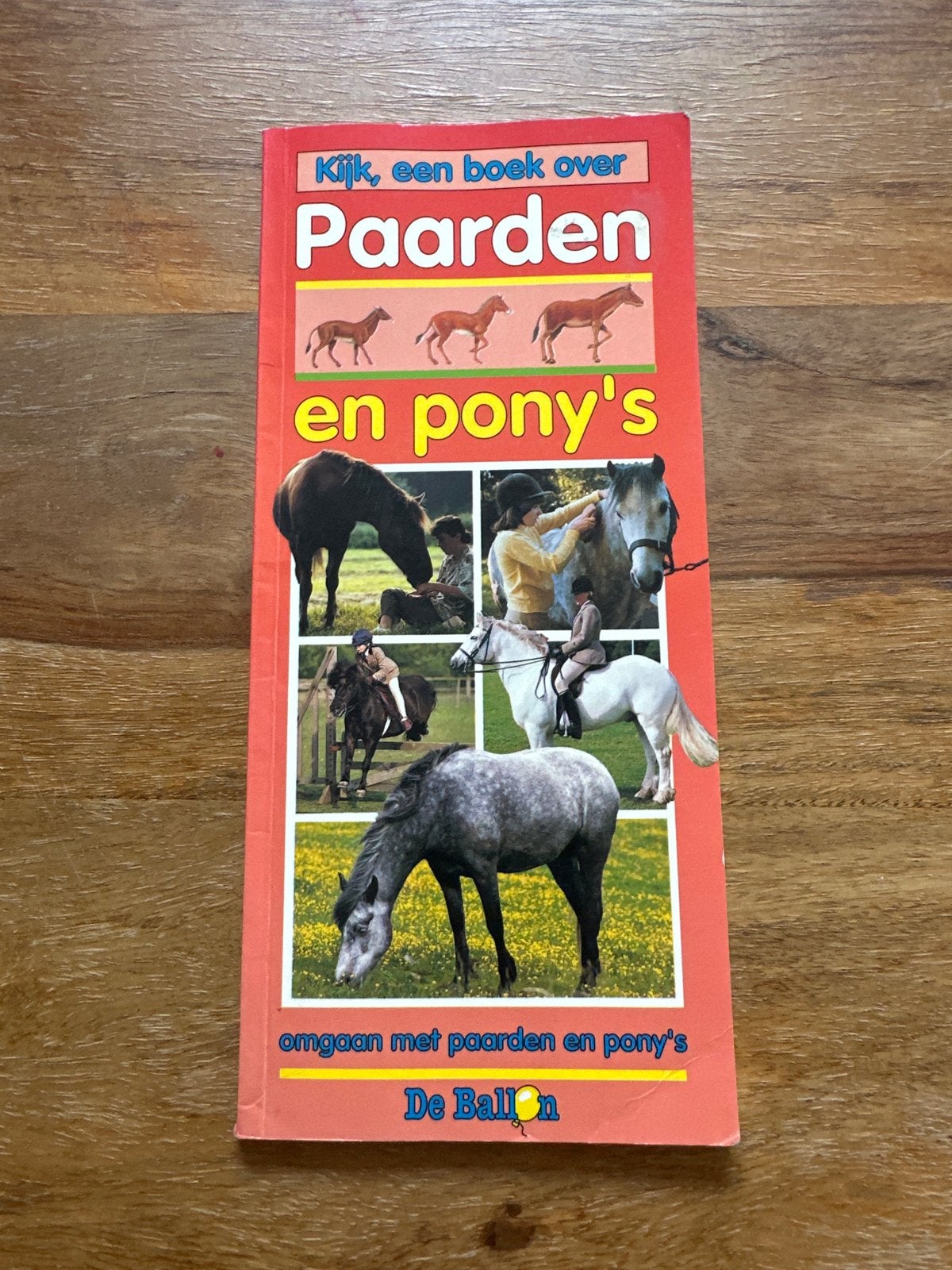 Kijk, een boek over Paarden en Pony's - De Ballon, Ophalen of Verzenden, Gelezen, Non-fictie