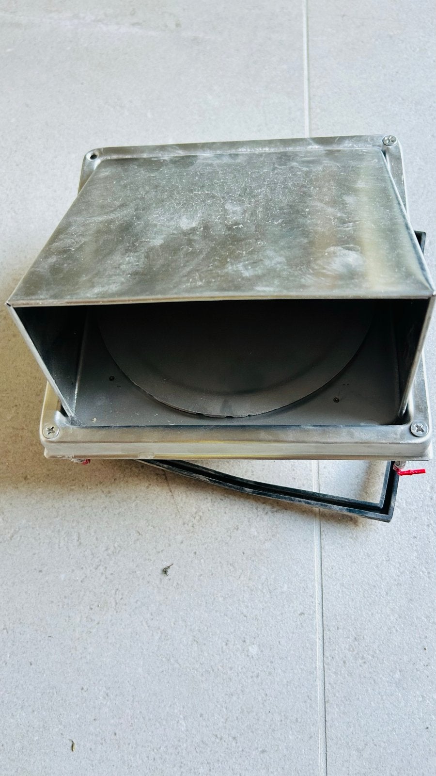 RVS Afdek Ventilatie Rooster voor Buitenmuur, Ophalen, Gebruikt, Ventilator
