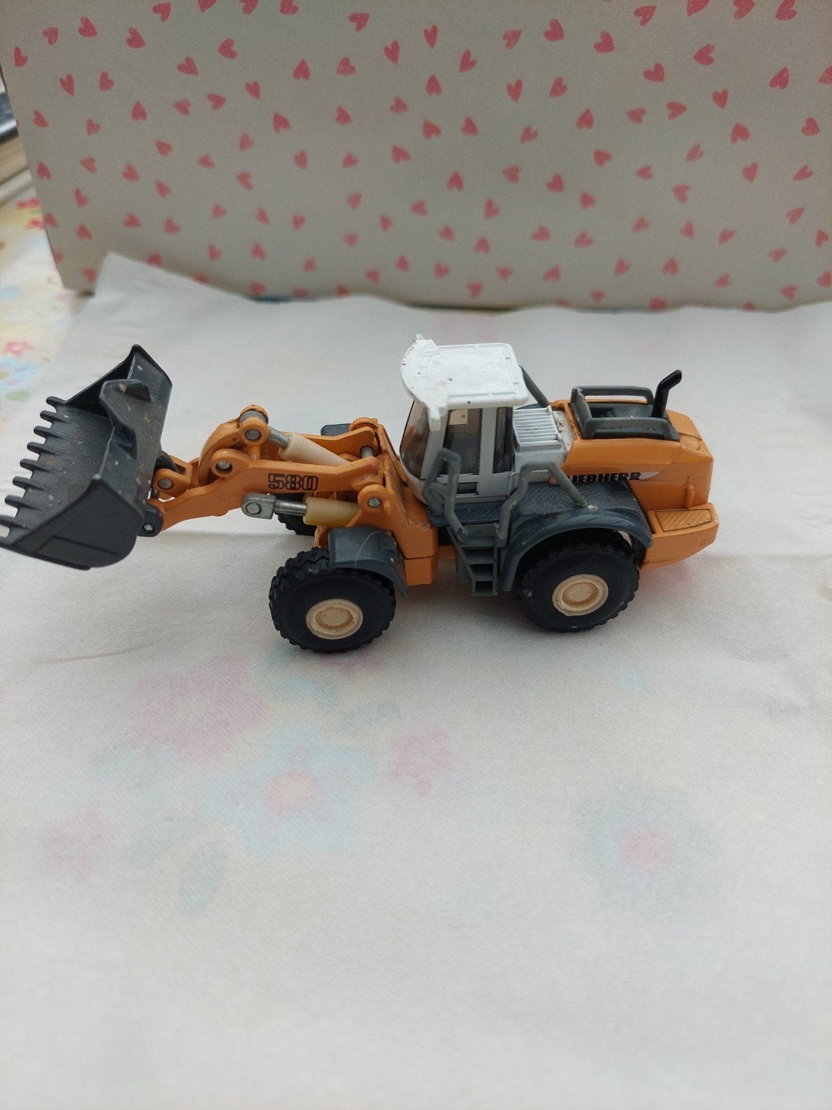 Siku Liebherr 580 Wiellader Speelgoedmodel, Ophalen of Verzenden, Gebruikt