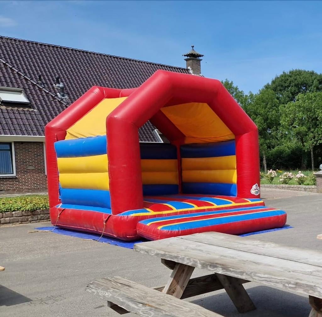 Springkussen Spring & Glimlach huren / te huur, Ophalen of Verzenden, Zo goed als nieuw, Overige