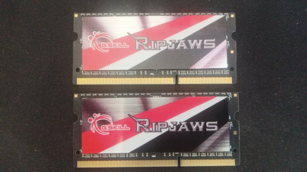 16GB(2x8) G.SKILL Ripjaws DDR3L-1600 so-dimm, Computers en Software, DDR3, Ophalen of Verzenden, Zo goed als nieuw, Laptop