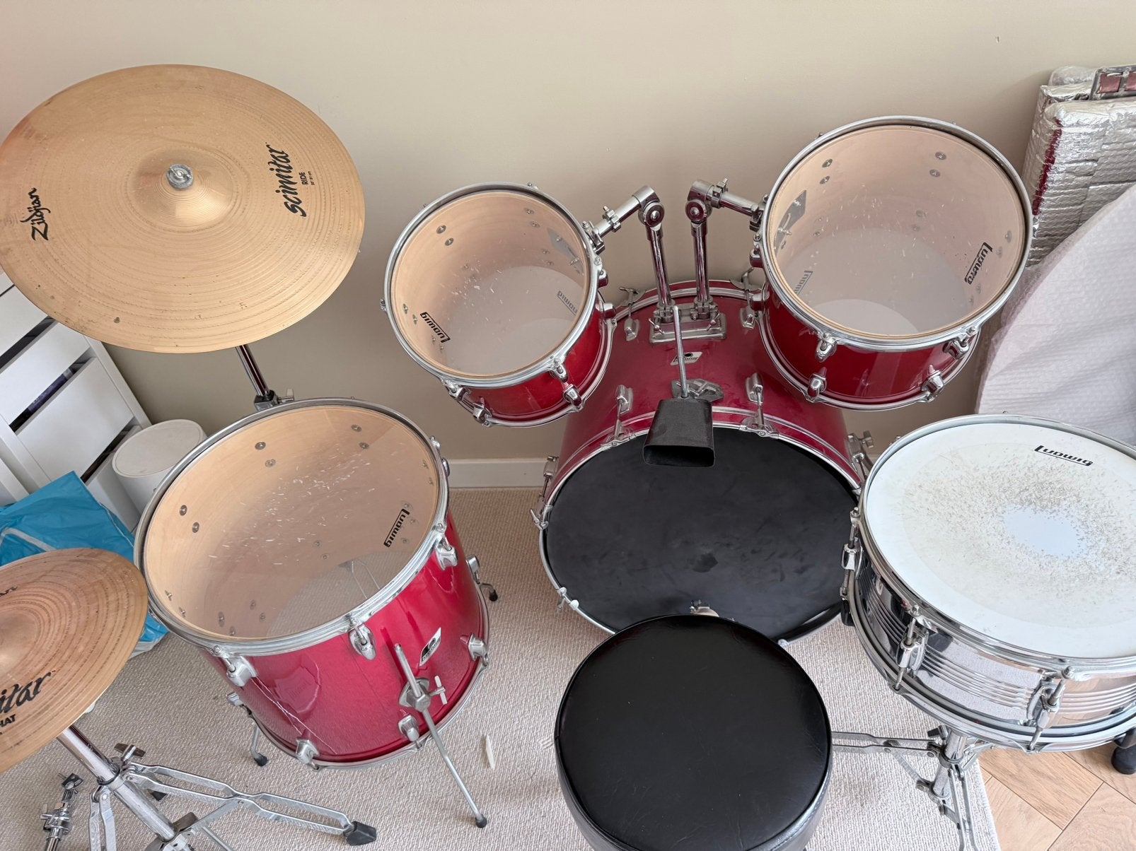 Ludwig drumstel te koop, Ophalen, Gebruikt, Ludwig