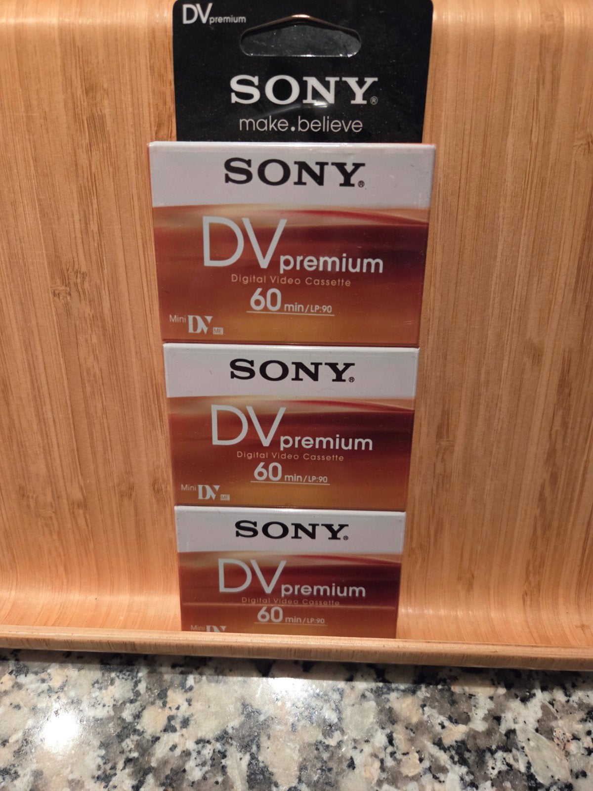 Sony Mini DV Premium Digital Video Cassette - 3 stuks, Ophalen of Verzenden
