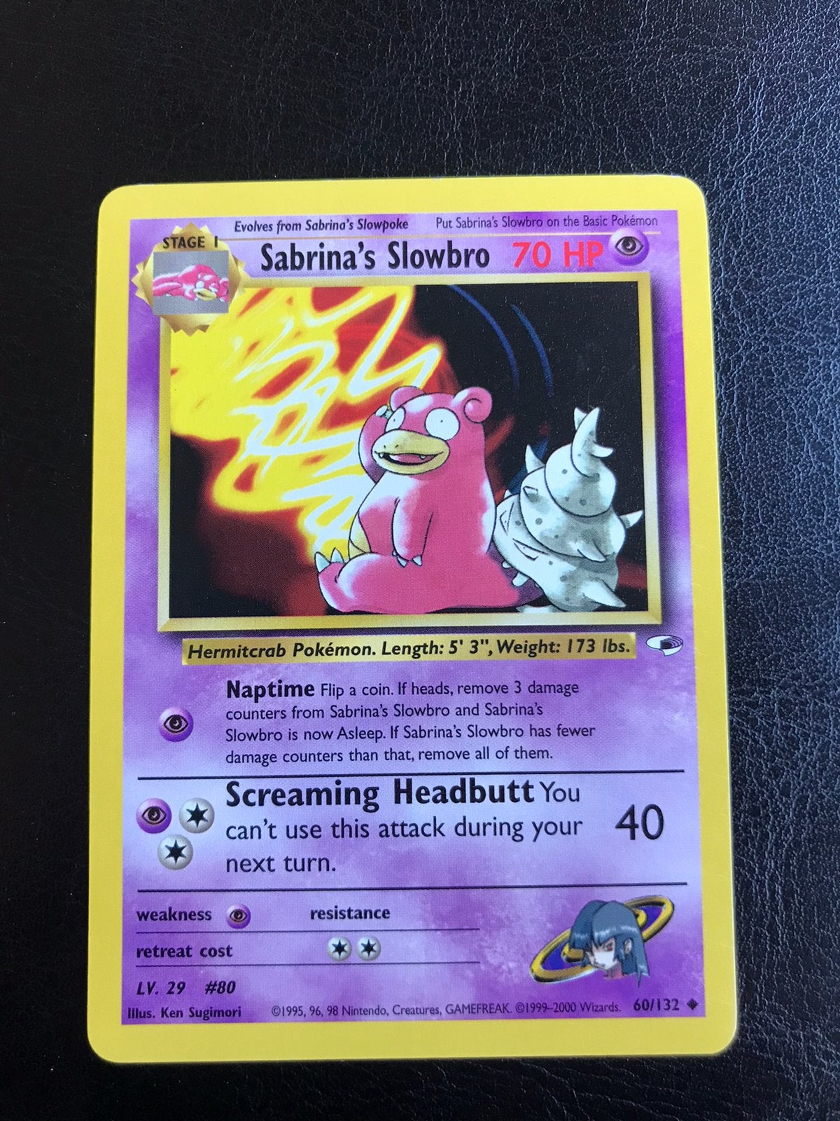 Sabrina’s Slowbro - Gym Heroes, Ophalen of Verzenden, Zo goed als nieuw