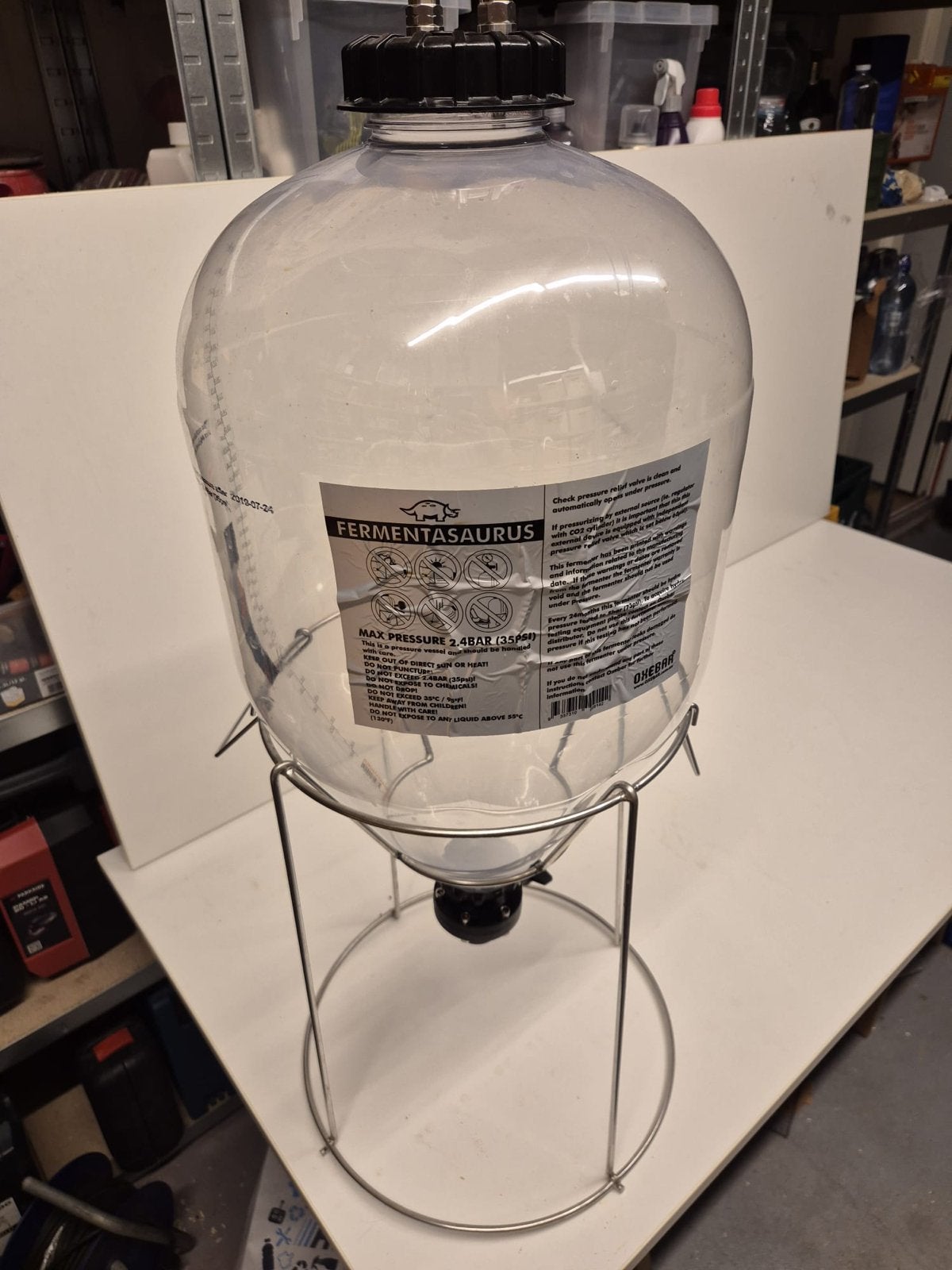 Fermentasaurus Gistvat - Perfect voor Thuisbrouwen, Ophalen, Gebruikt