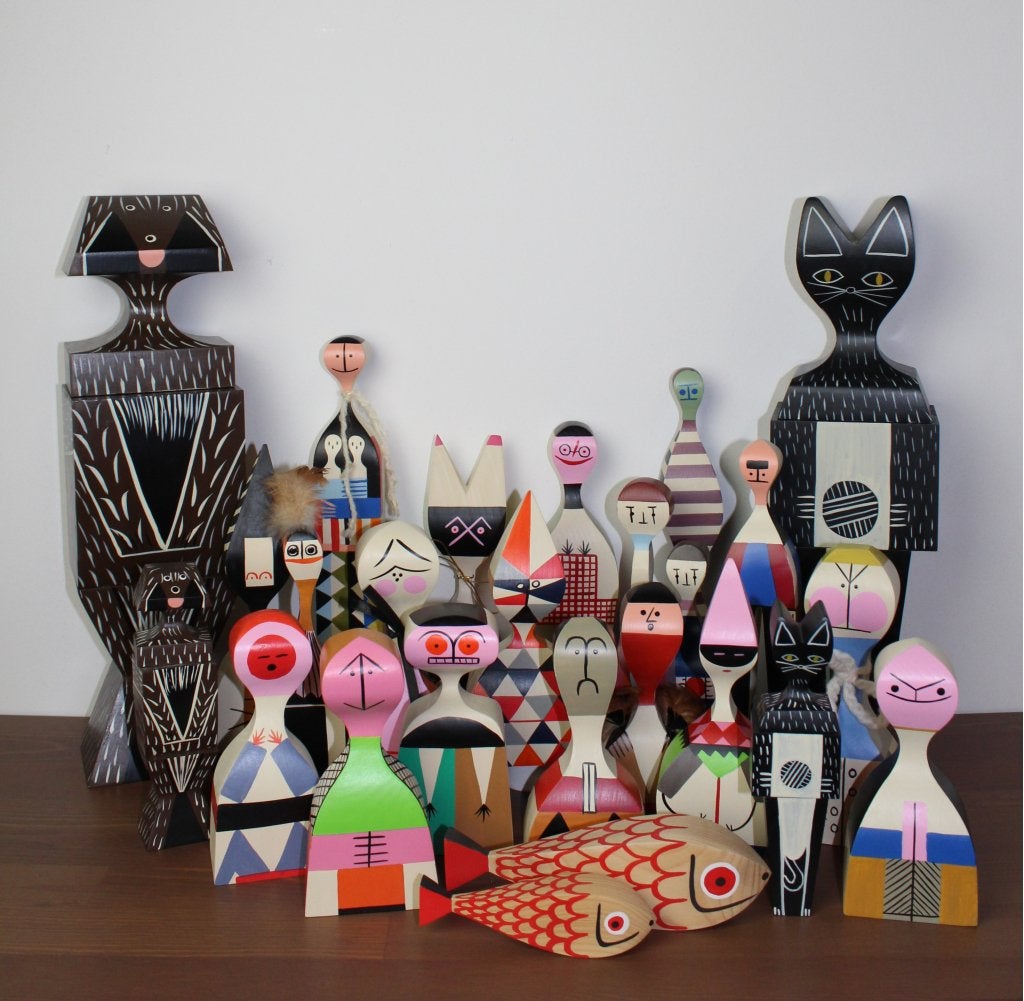 60x Vitra Wooden Dolls - Diverse Varianten, Niet ingevuld, Niet ingevuld, Ophalen of Verzenden, Zo goed als nieuw