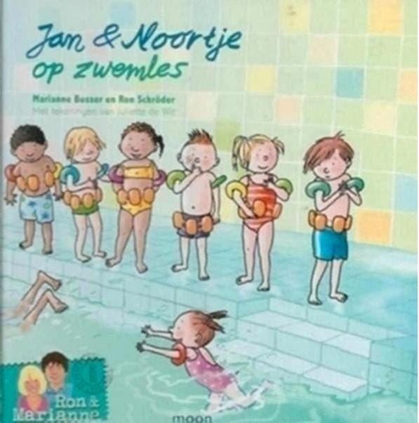 Marianne Busser Jan & Noortje op zwemles, Boeken, Kinderboeken | Kleuters, Fictie algemeen, Jongen of Meisje, Ophalen of Verzenden