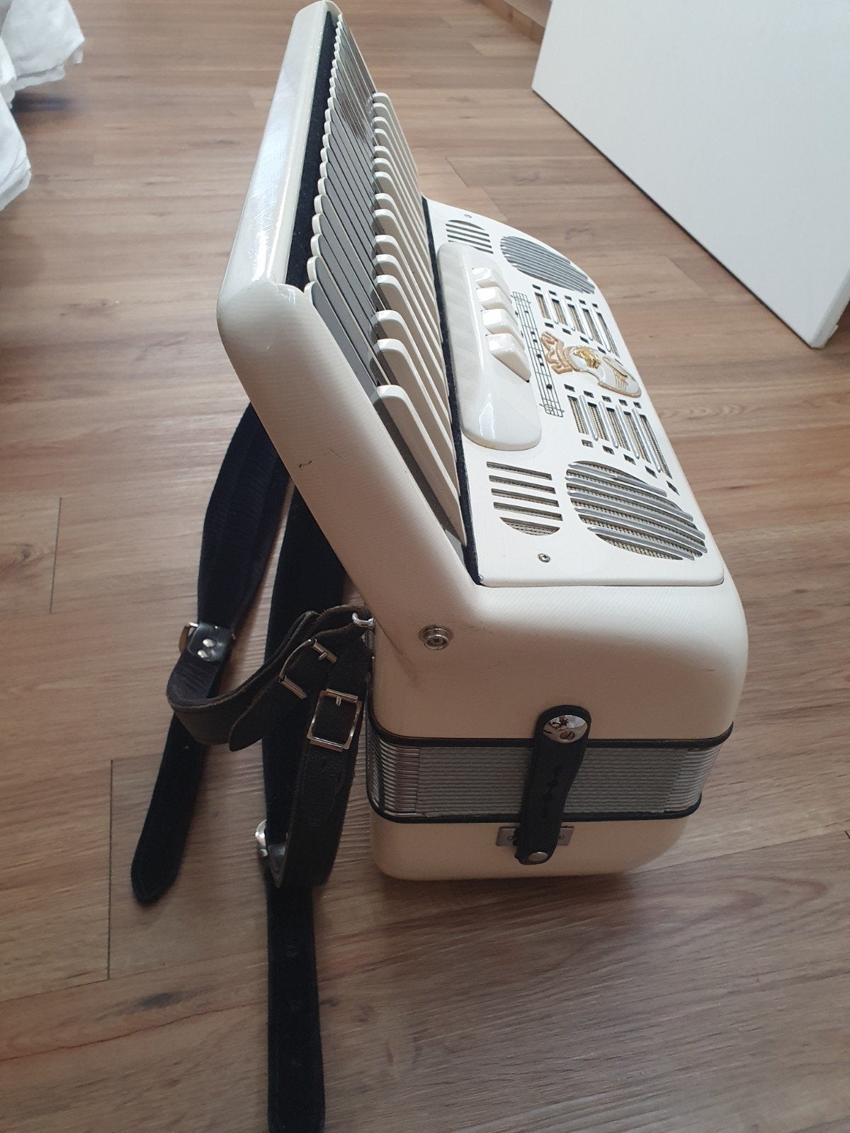 Galanti accordeon, Gebruikt, Met koffer, Toetsaccordeon, 120-bas