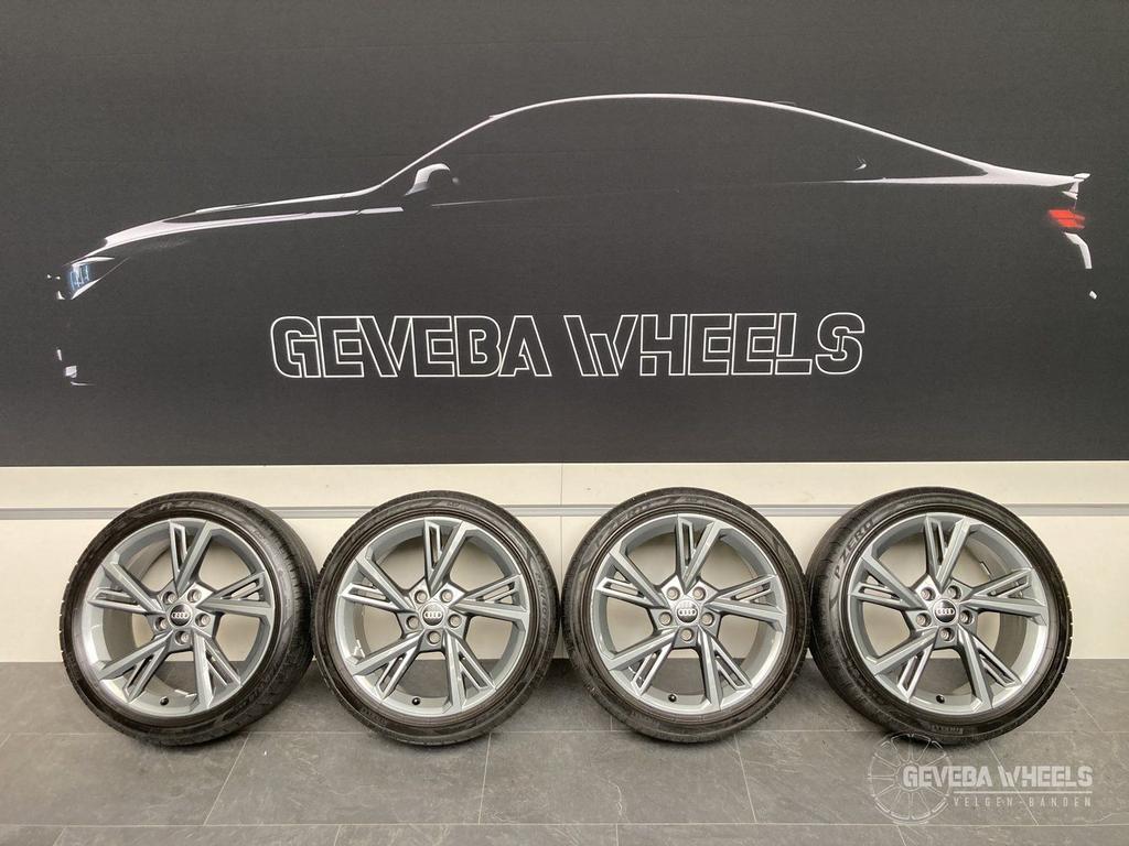18” originele Audi A3 S3 8P 8V 8Y velgen + banden 5x112  8Y0, Auto-onderdelen, Banden en Velgen, 18 inch, Gebruikt, -, -