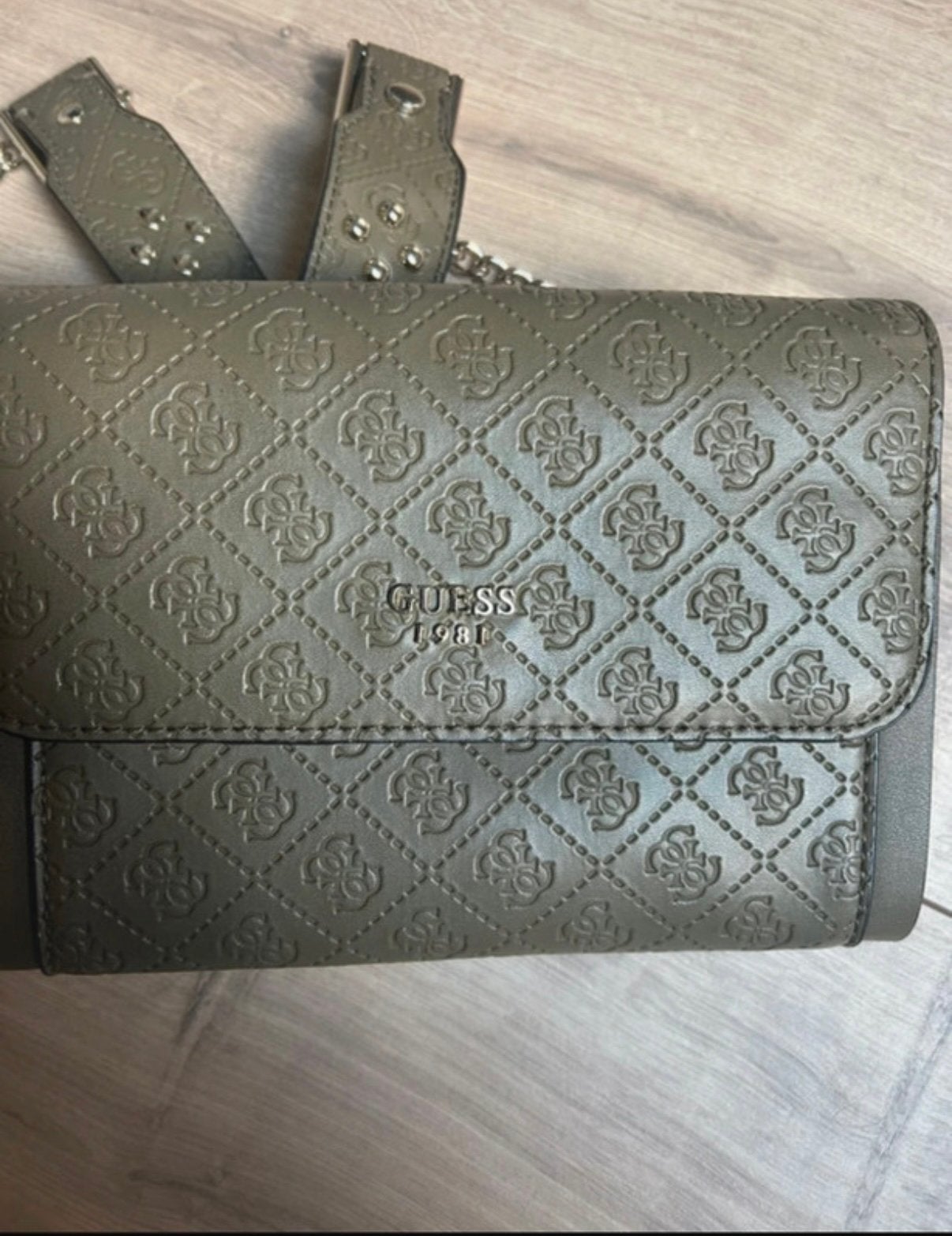 Guess tas, Ophalen of Verzenden, Zo goed als nieuw, Groen, Guess