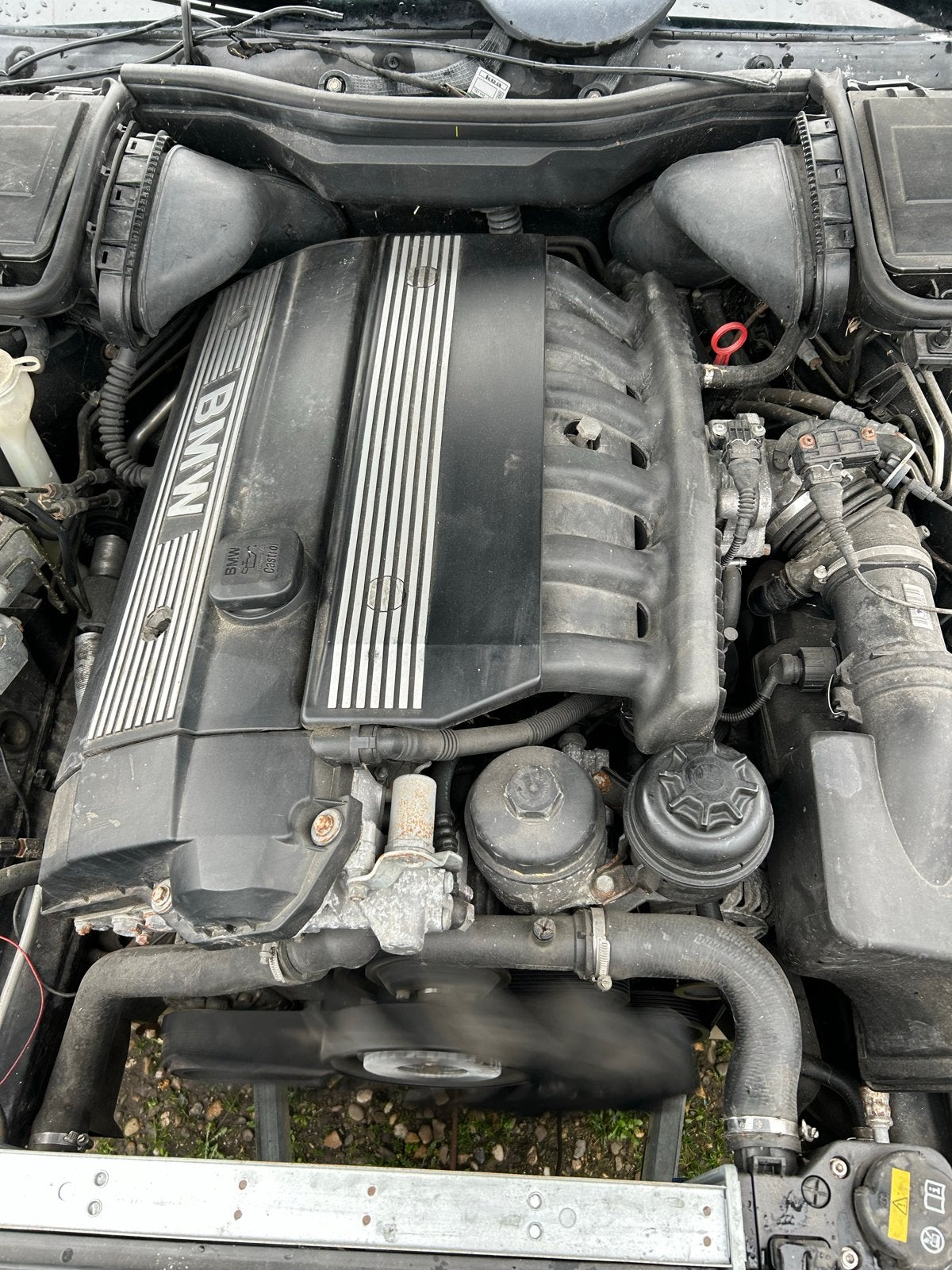 BMW E39 523i M52 Motor met Versnellingsbak (170pk), Auto-onderdelen, Ophalen, Gebruikt, BMW