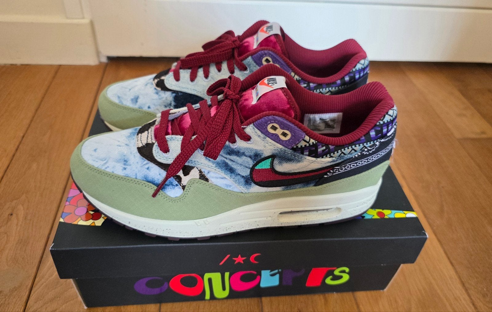 Nike Air Max 1 Concepts Mellow maat 44, Nike air max, Overige kleuren, Verzenden, Sneakers of Gympen