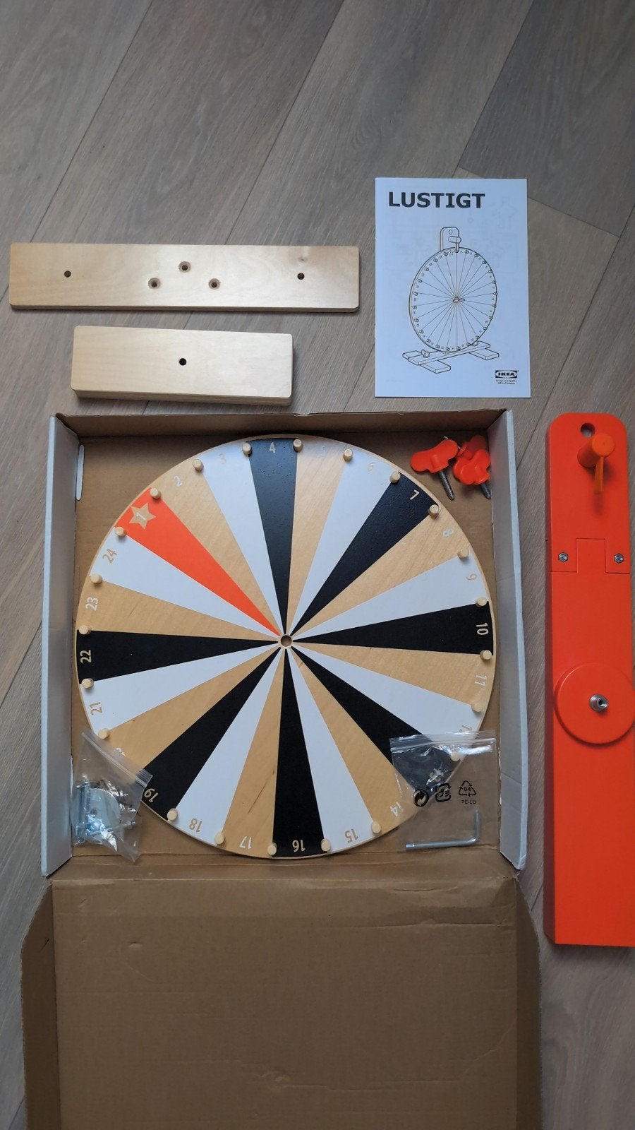 IKEA LUSTIGT Rad van Fortuin Spel - Zo goed als nieuw, Ophalen of Verzenden, Zo goed als nieuw