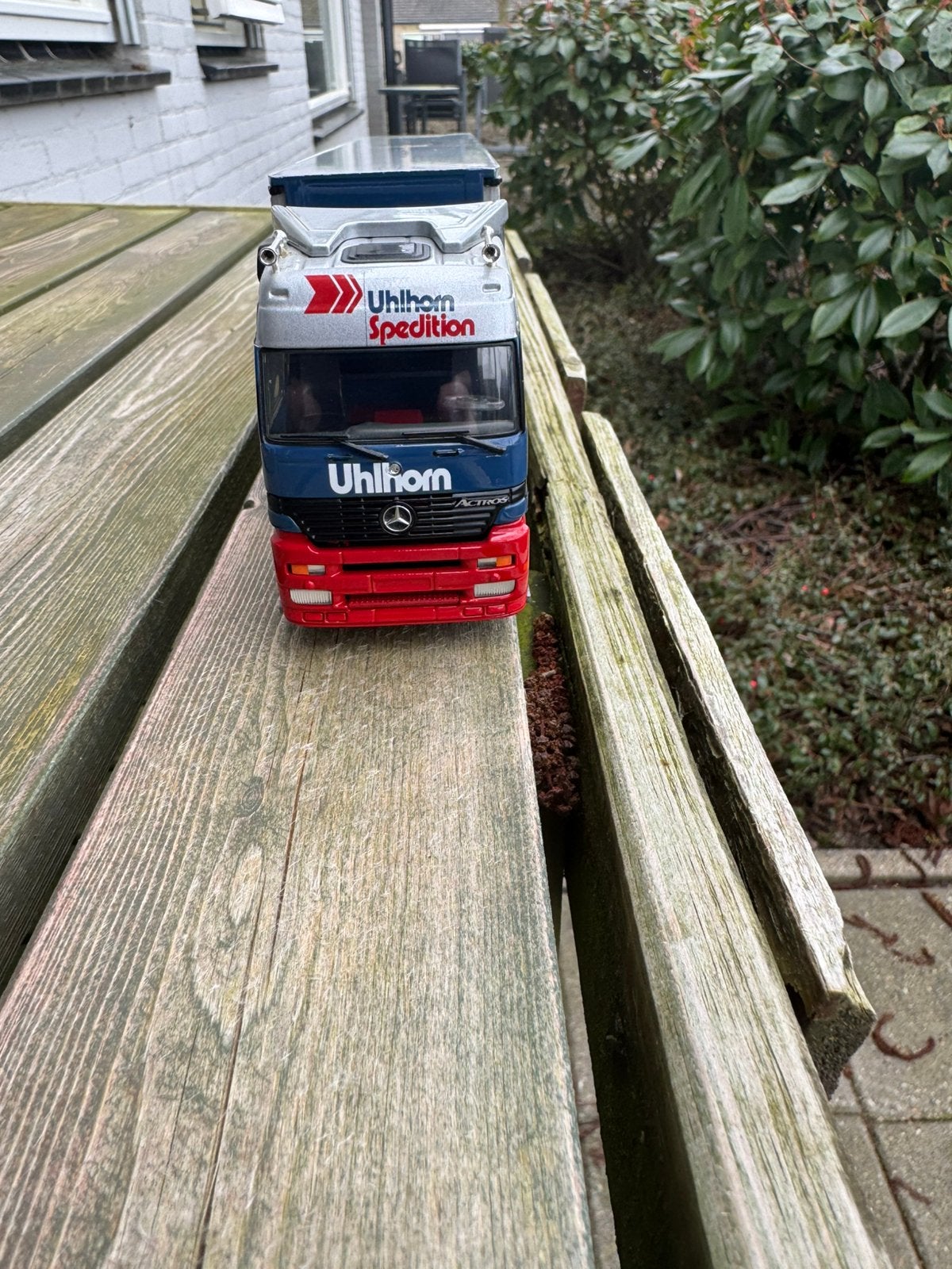 Tekno 1:50 Uhlhorn, Ophalen of Verzenden, Zo goed als nieuw, Bus of Vrachtwagen, Tekno