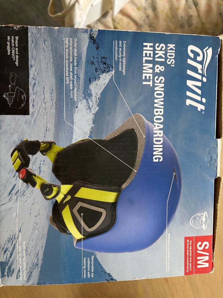 Skihelm kind crivit, Overige typen, Nieuw, Minder dan 100 cm, Ophalen