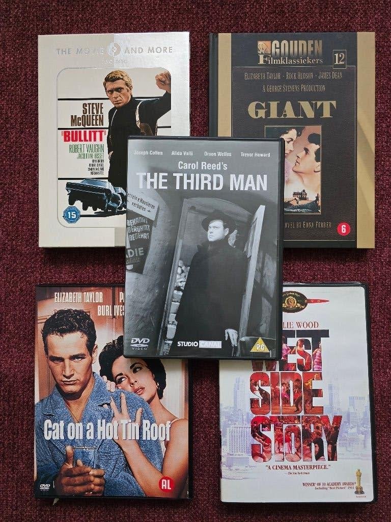 Klassiekers: Third Man - Bullitt - Giant - West Side Story, Cd's en Dvd's, Dvd's | Klassiekers, Alle leeftijden, Drama, Ophalen of Verzenden