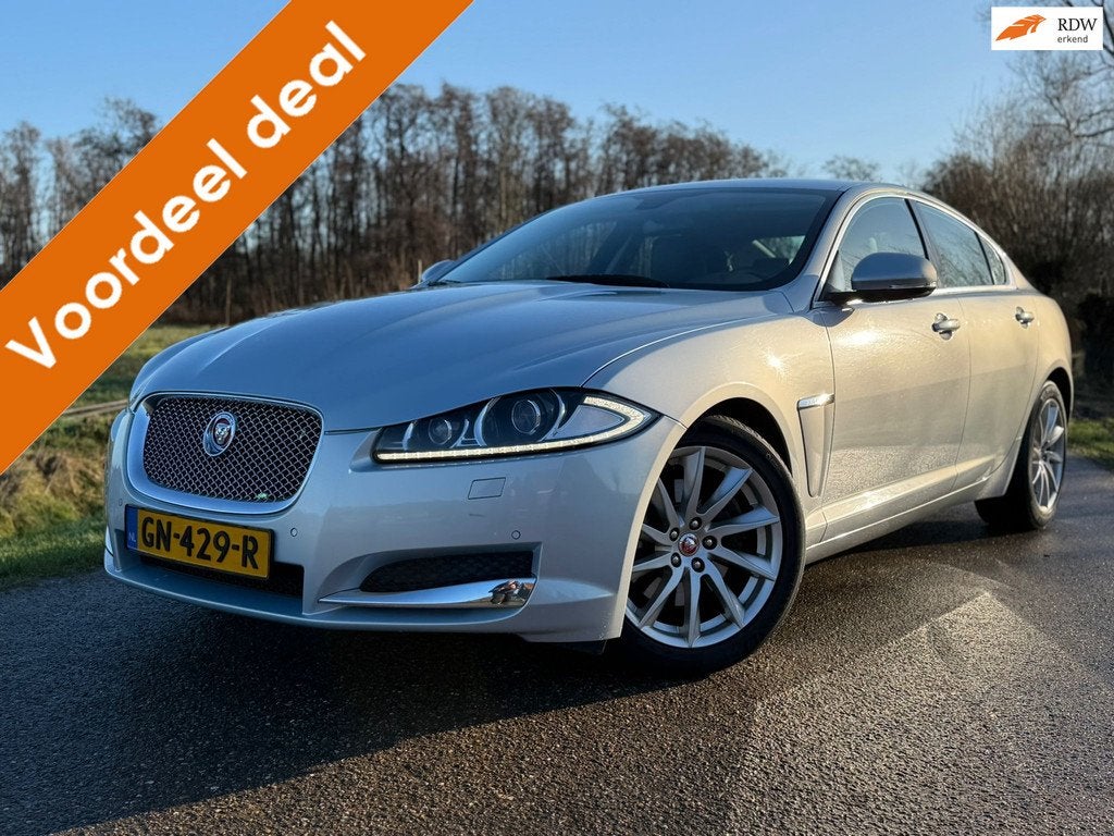 Jaguar XF 2.2D Automaat / 1e Eigenaar / Unieke staat! / Lede, Auto's, Jaguar, Automaat, Euro 5, Achterwielaandrijving, Gebruikt