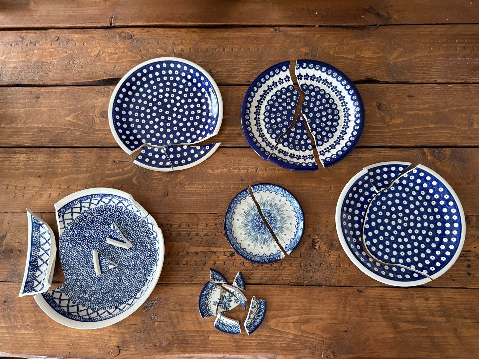 Scherven Bunzlau Pools servies, Ophalen of Verzenden, Keramiek, Overige stijlen