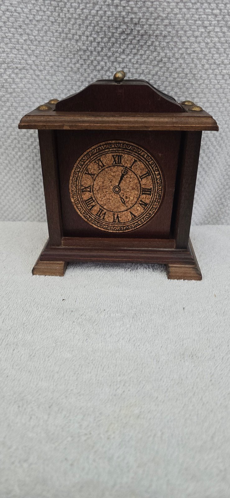 Vintage Houten Onderzetterset – In de Vorm van een Klokje., Antiek en Kunst, Antiek | Klokken, Ophalen of Verzenden
