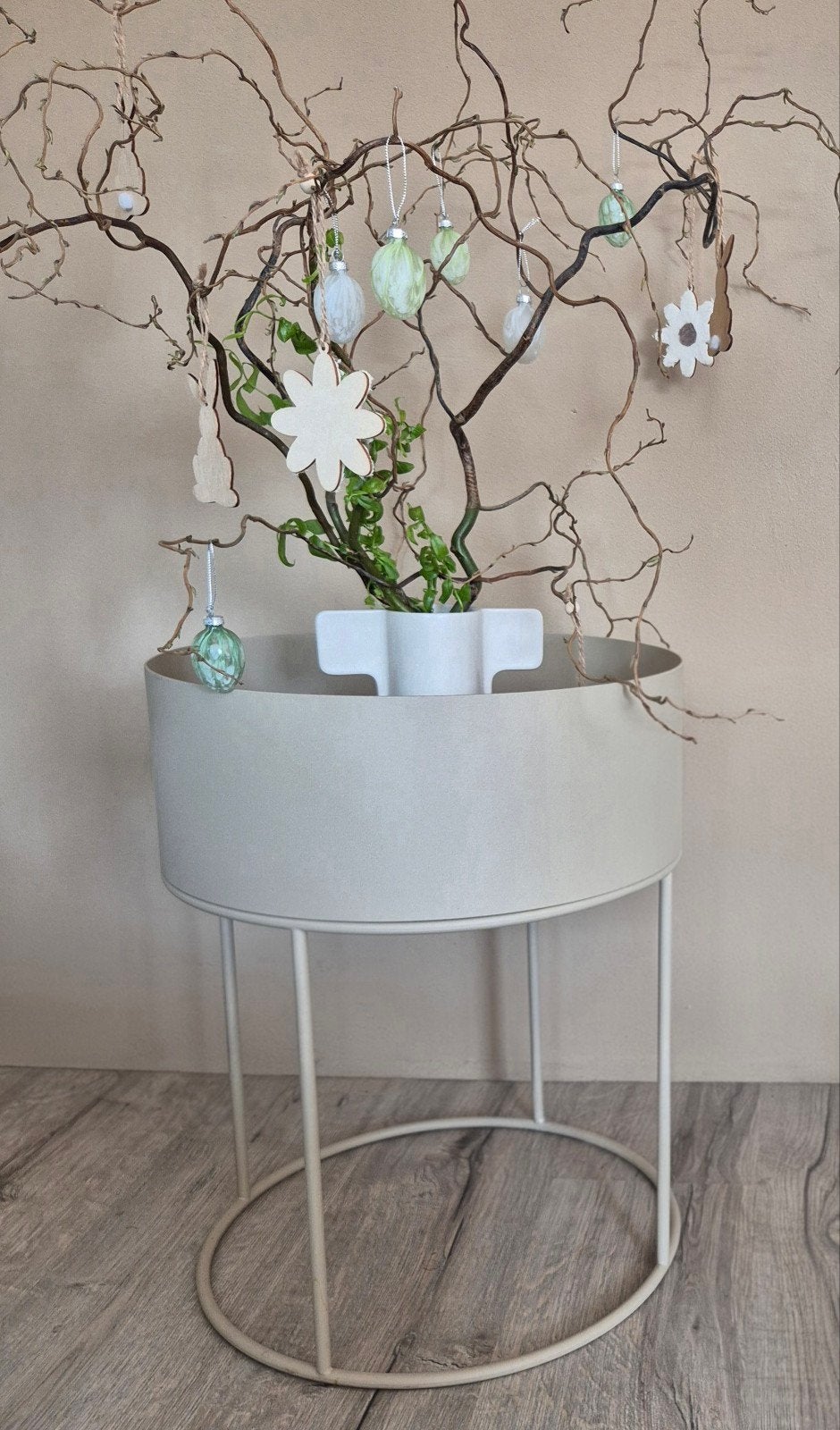 Ferm Living Plantbox Cashmere, Ophalen, Minder dan 45 cm, Minder dan 55 cm, Metaal of Aluminium