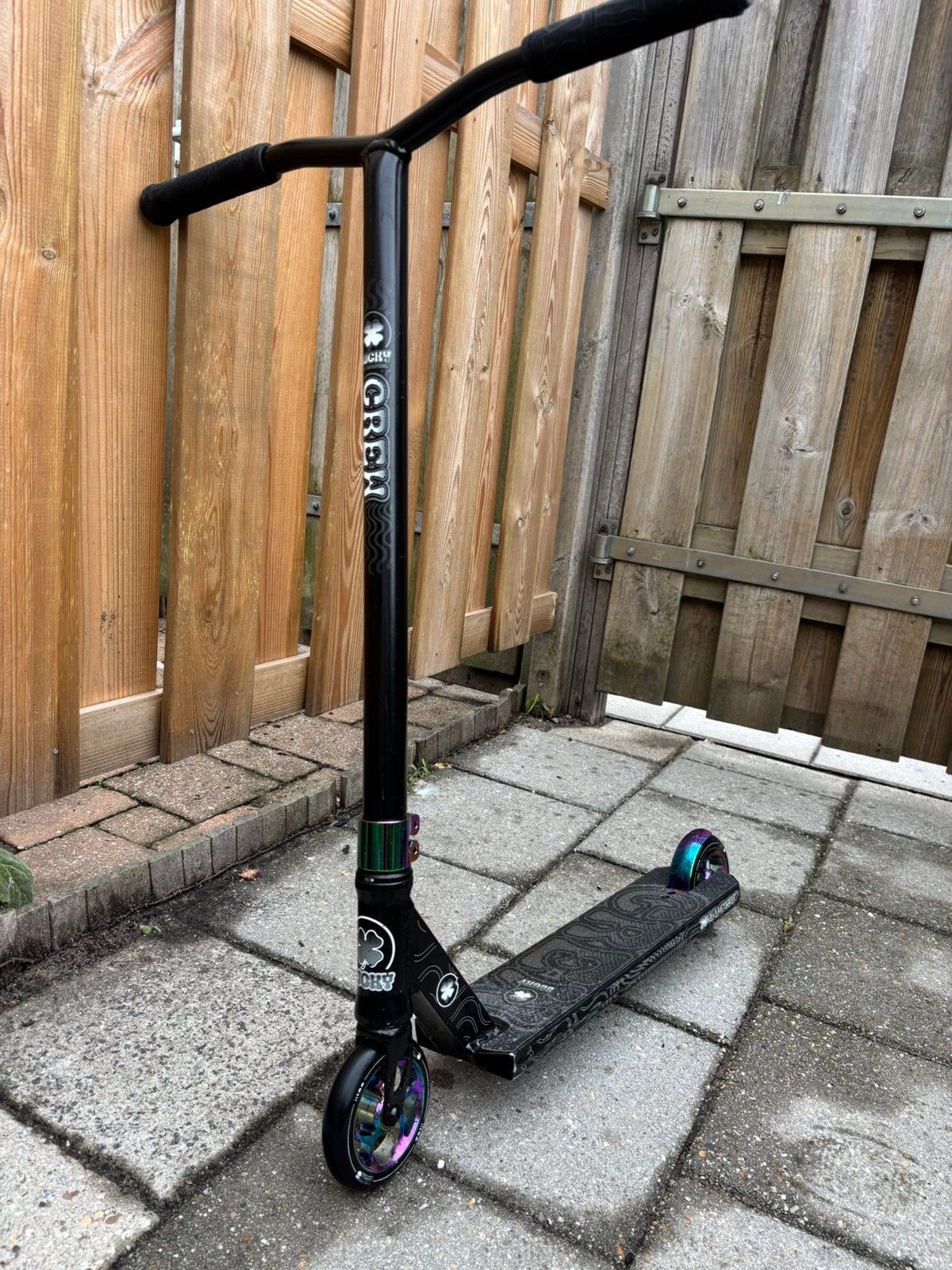 Lucky Stuntstep Zwart, Fietsen en Brommers, Steps, Ophalen, Zo goed als nieuw, Gewone step
