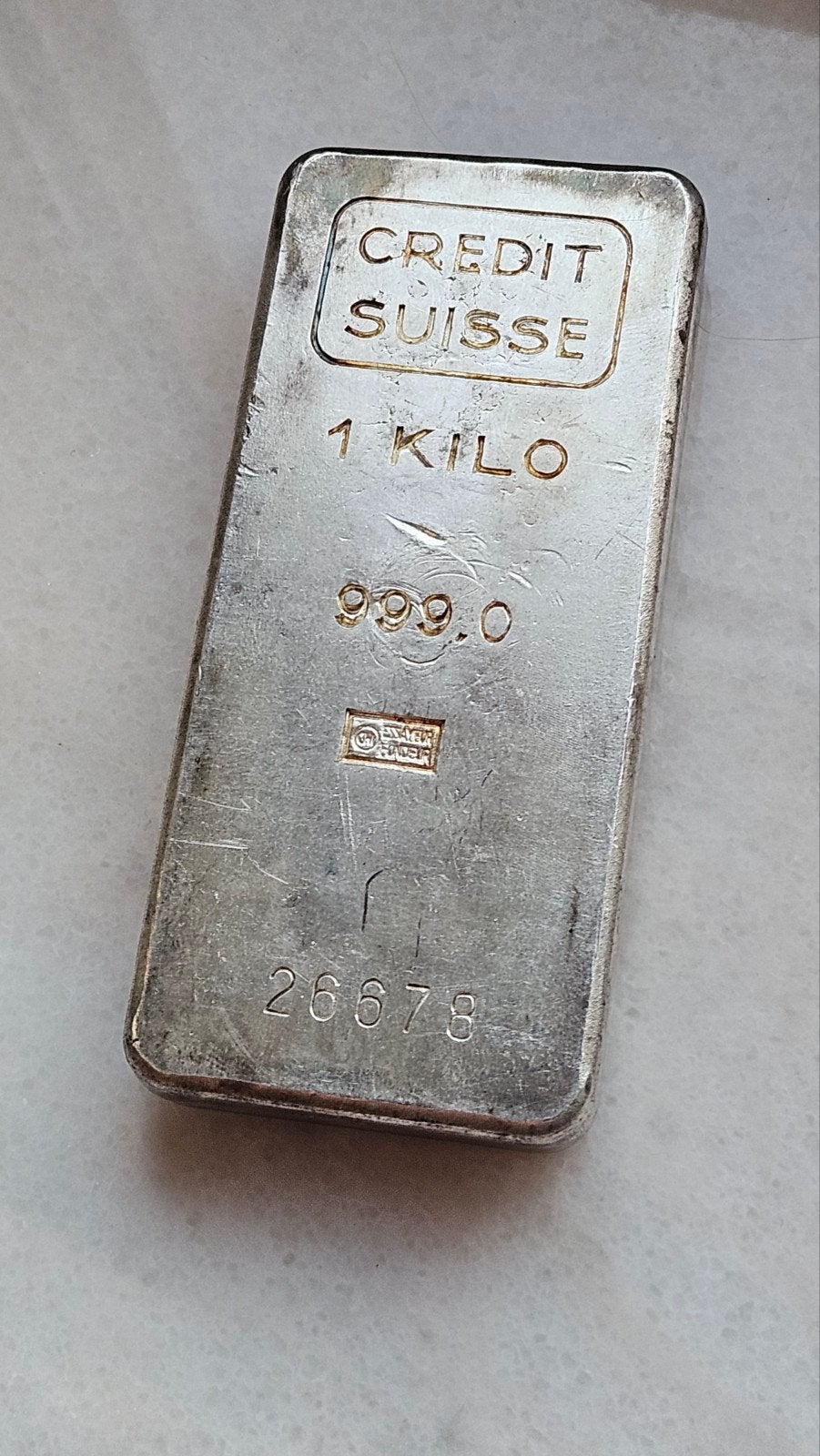 1 kilo 999 zilver, Ophalen of Verzenden, Zilver