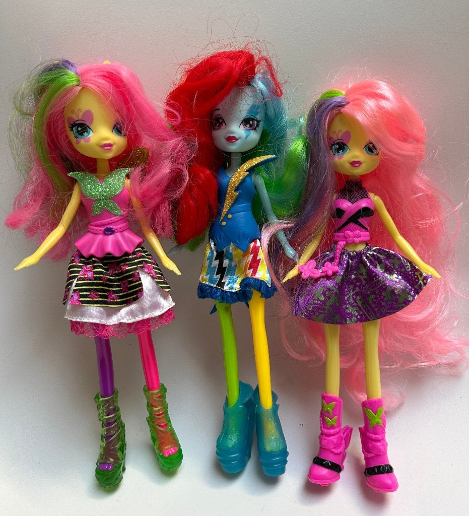 My little pony Equestria girls vs The Dazzlings poppen, Ophalen of Verzenden, Nieuw