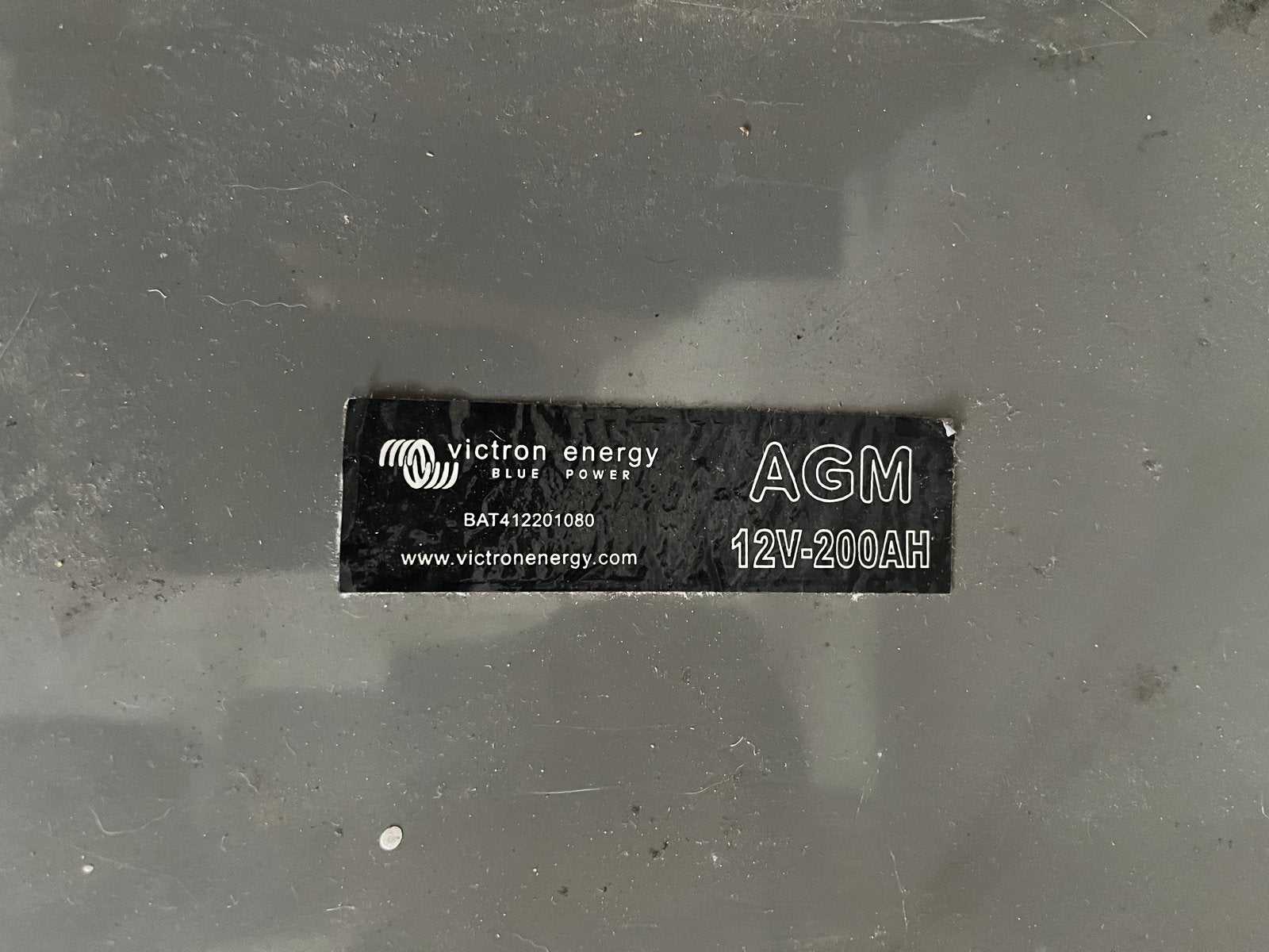 Victron Energy AGM 12V-200AH Accu - Werking Onbekend, Ophalen, Gebruikt, Universele onderdelen