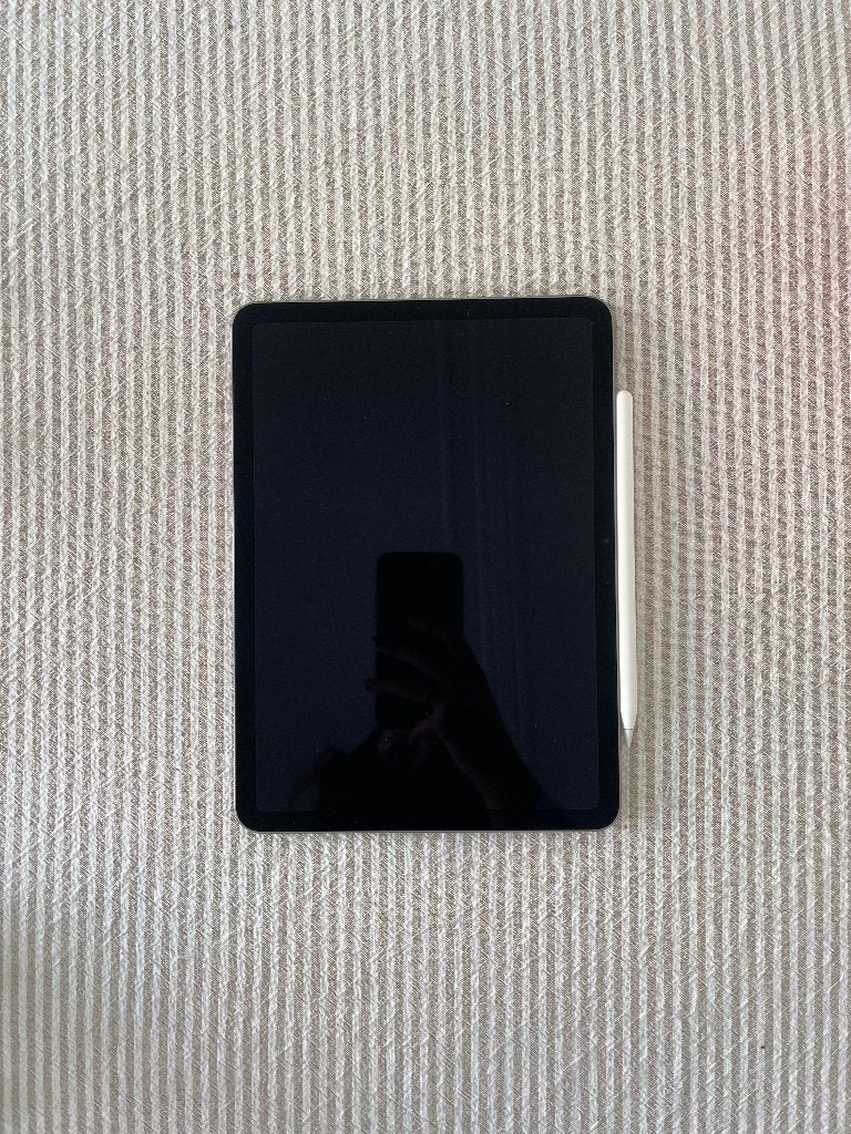 iPad Air 11-inch M2 (256 GB) + Apple Pencil Pro | Nieuwstaat, Computers en Software, Apple iPads, Zwart, Apple iPad Air, 11 inch