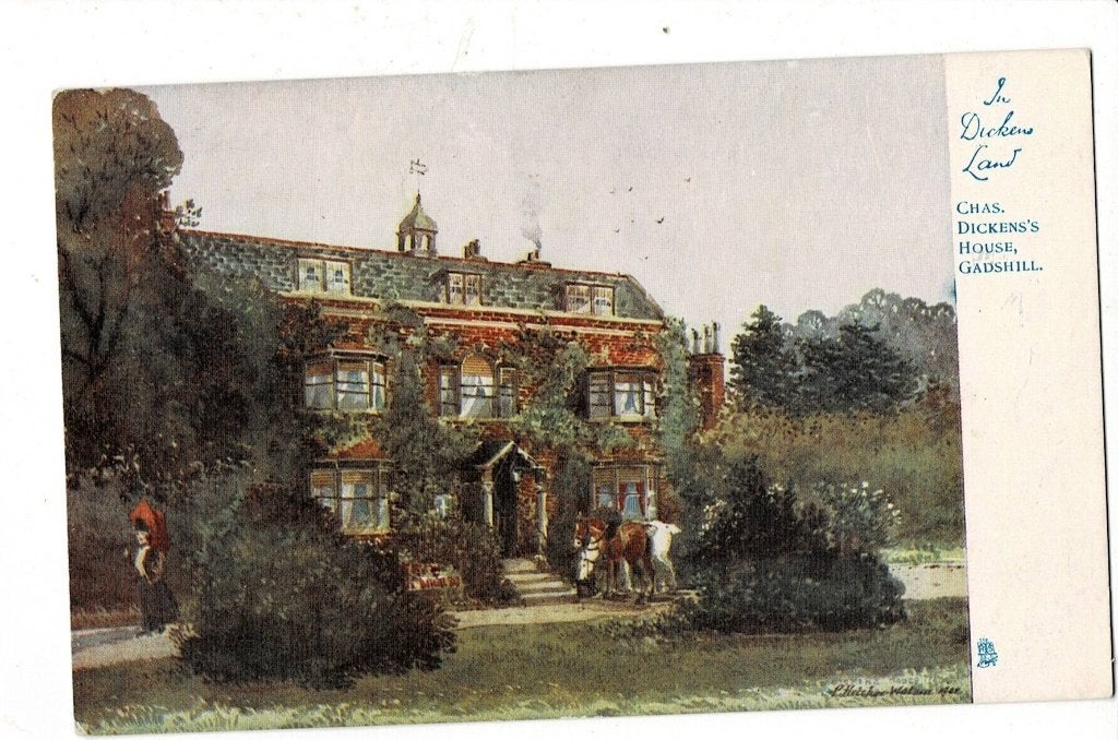 Gads hill, Charles Dicken's House, Ophalen of Verzenden, Ongelopen, Engeland