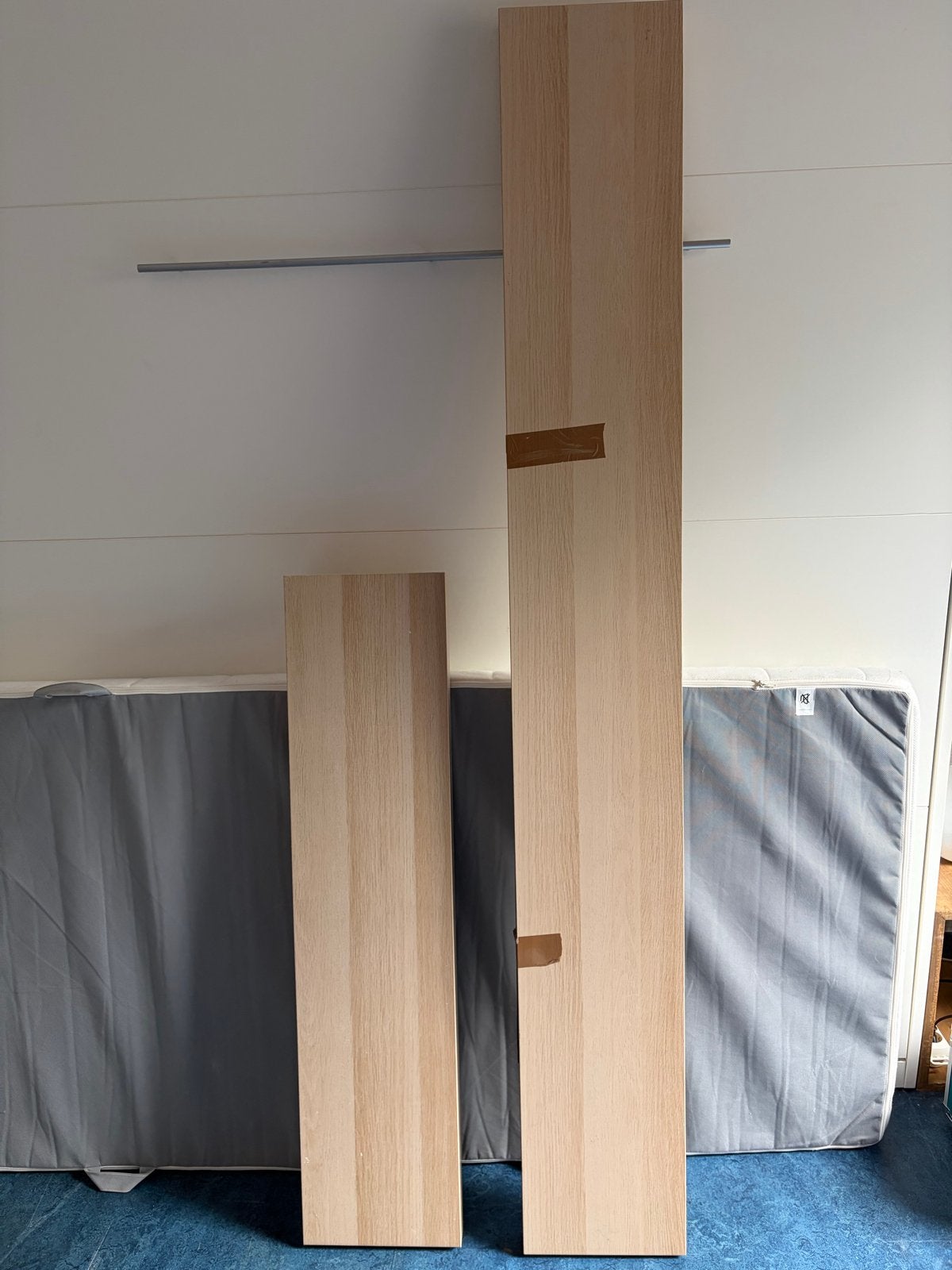 2 IKEA planken (180 cm en 120 cm), Ophalen, Gebruikt