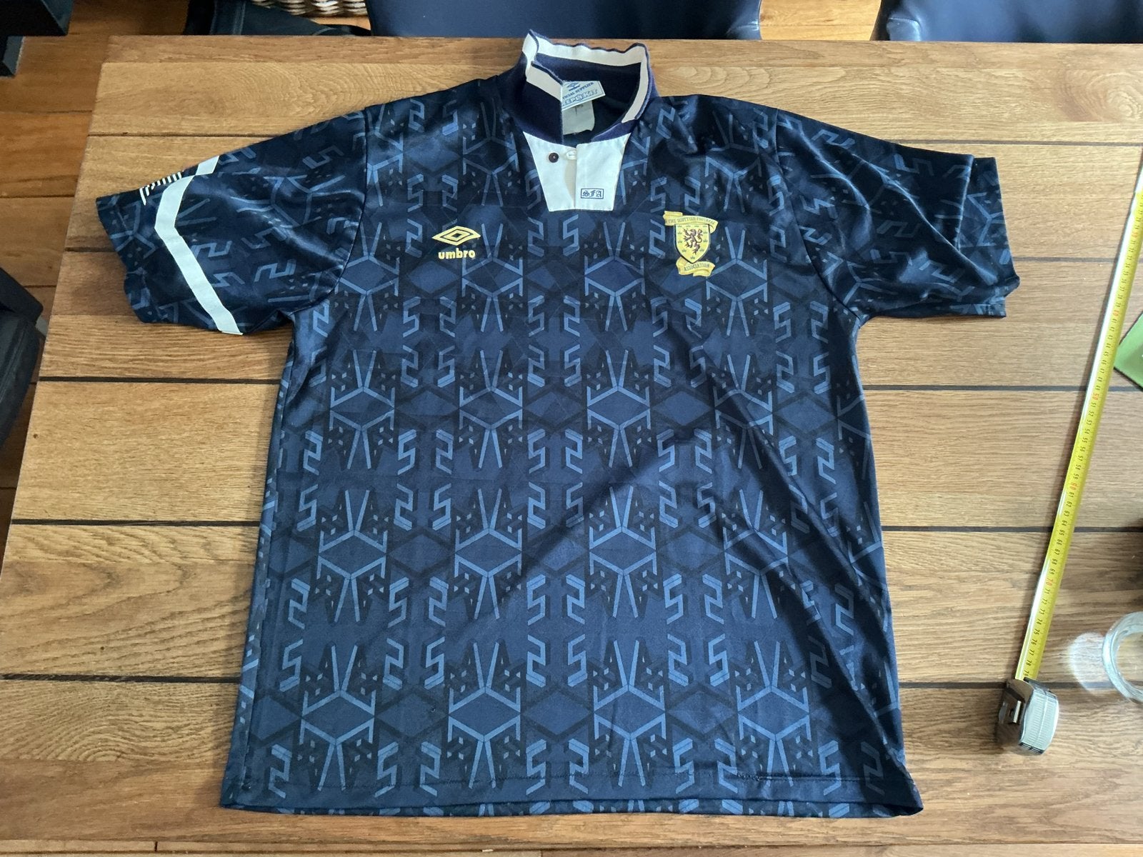 Vintage Schotland Umbro Voetbalshirt Jaren '90 large shirt, Maat M, Ophalen of Verzenden, Zo goed als nieuw, Shirt