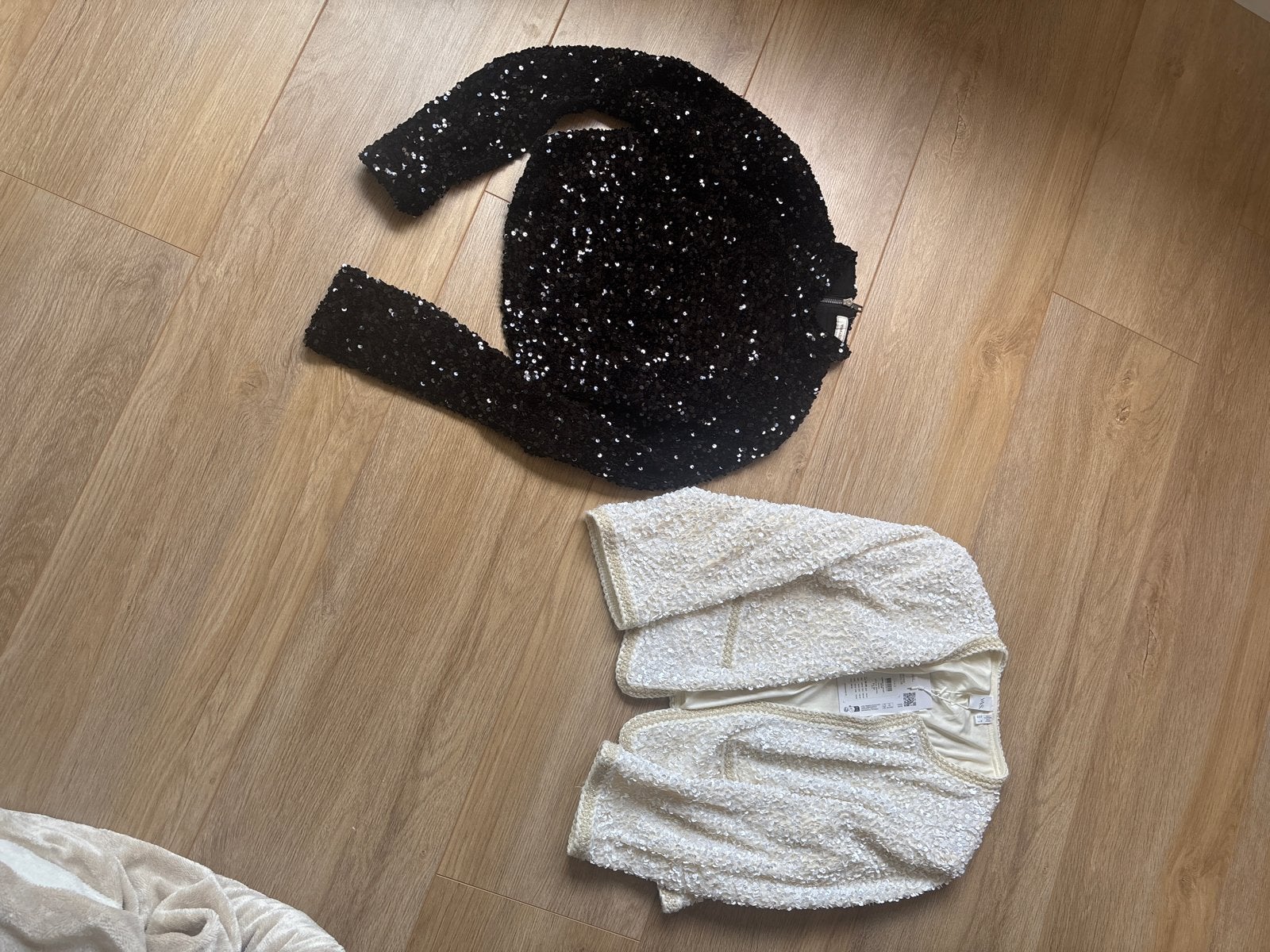 Glitter crop en glitter jasje, Meerkleurig, Nieuw, Ophalen of Verzenden, Jasje