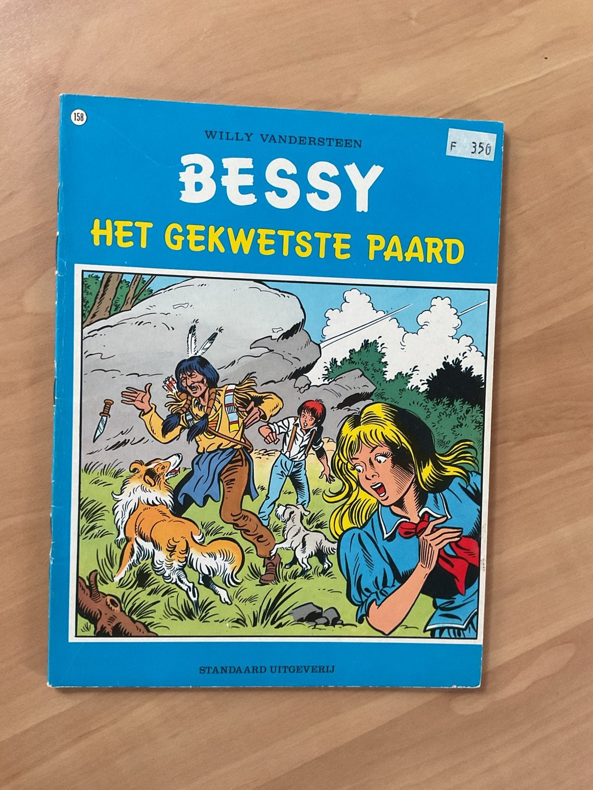 Bessy. Het gekwetste paard. 1 e druk 1984.  W.  Vandersteen, Eén stripboek, Ophalen of Verzenden, Zo goed als nieuw