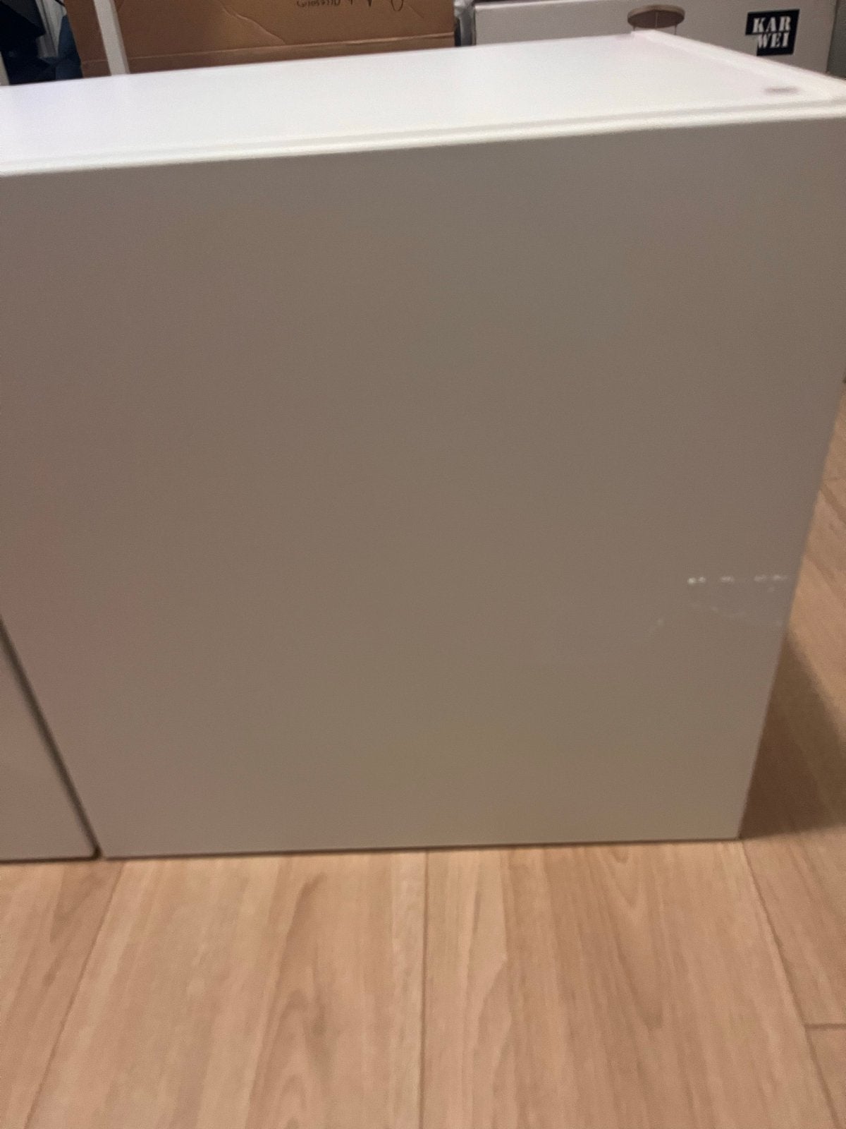 Wit IKEA kastje met twee deuren, Ophalen, Gebruikt