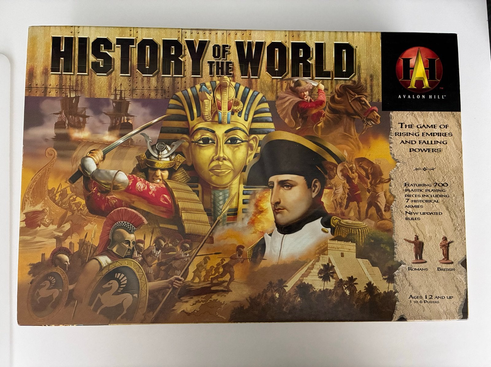 History of the World Bordspel - Avalon Hill - NIEUW!, Drie of vier spelers, Ophalen of Verzenden, Nieuw