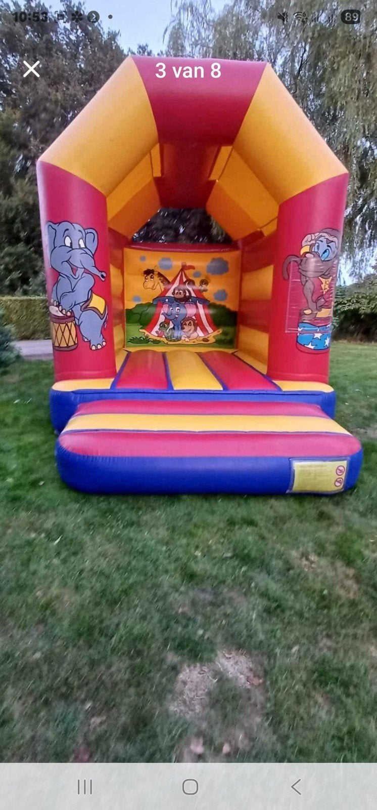 Super leuke  springkussen  te  huur (en goedkoopste), Ophalen of Verzenden