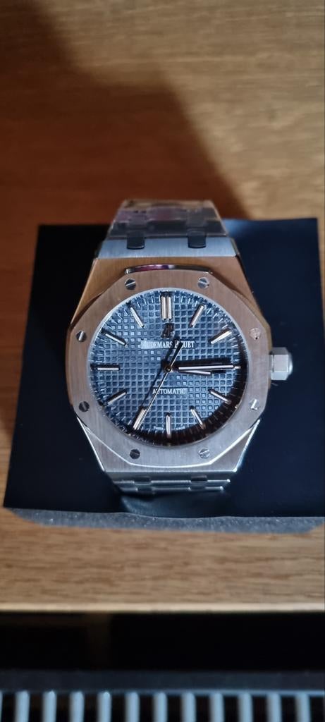 AP horloge  nieuw, Overige merken, Staal, Staal, Polshorloge