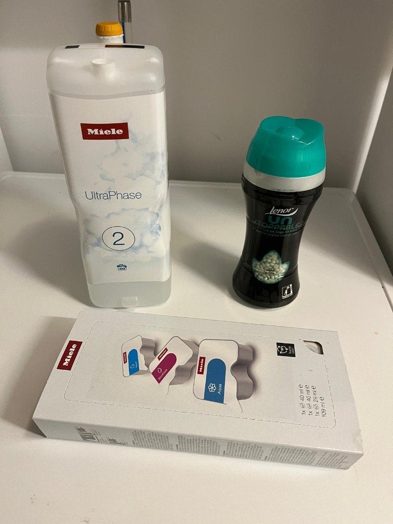 Miele wasmiddel en Lenor, Ophalen, Nieuw