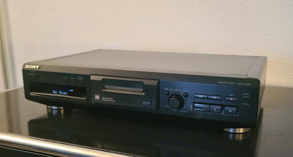 Sony MDS-JE330 Minidisc recorder, Audio, Tv en Foto, Walkmans, Discmans en Minidiscspelers, Ophalen, Minidisc-speler