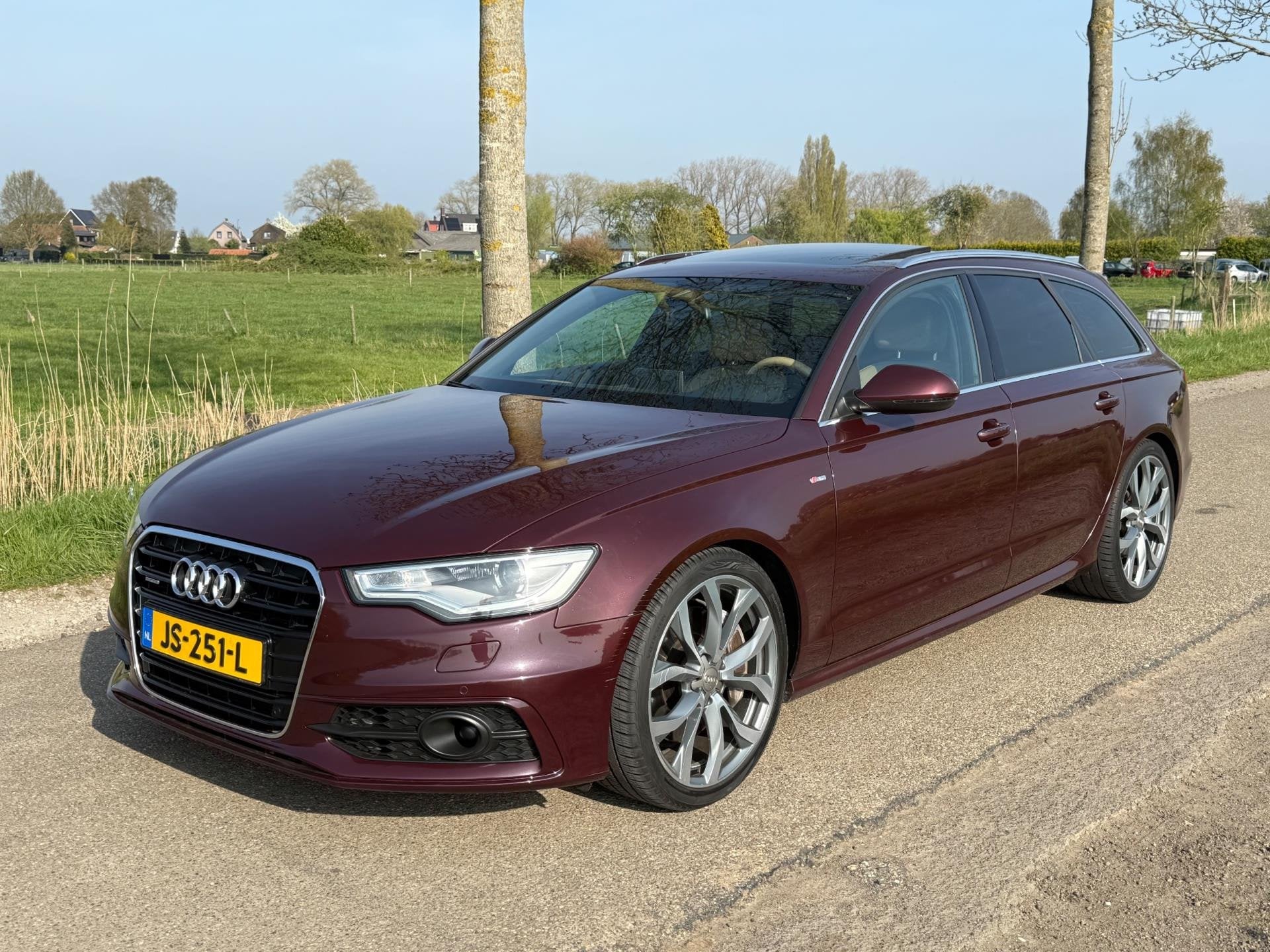 Audi A6 Avant 3.0 TFSI quattro Pro Line Plus 2012 Nette auto, Auto's, Automaat, Euro 5, Gebruikt, Beige