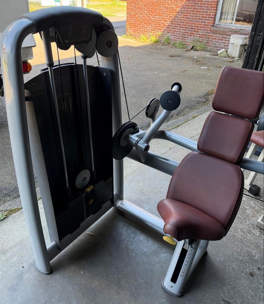 Technogym Selection Triceps zwart / Donkerblauw/Bordeaux, Krachtstation, Armen, Ophalen of Verzenden, Zo goed als nieuw