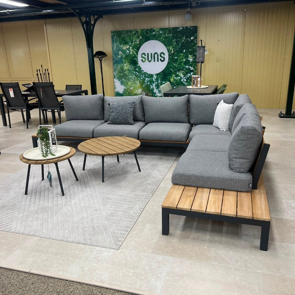 Memphis | Showroommodel, Tuin en Terras, Tuinsets en Loungesets, Ophalen, 6 zitplaatsen, Bank, Aluminium