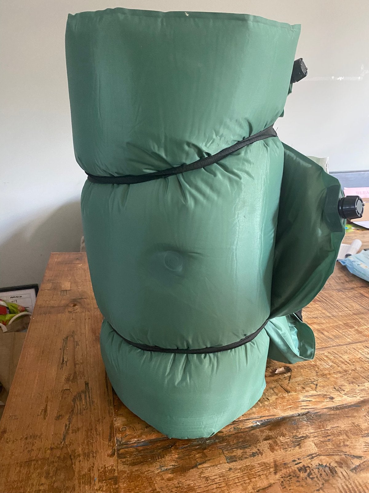 Self inflating matjes, Ophalen, Zo goed als nieuw