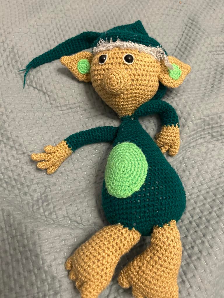 Uniek gehaakt boselfje - Handgemaakt en lief speelgoed, Kinderen en Baby's, Ophalen of Verzenden, Nieuw, Overige typen