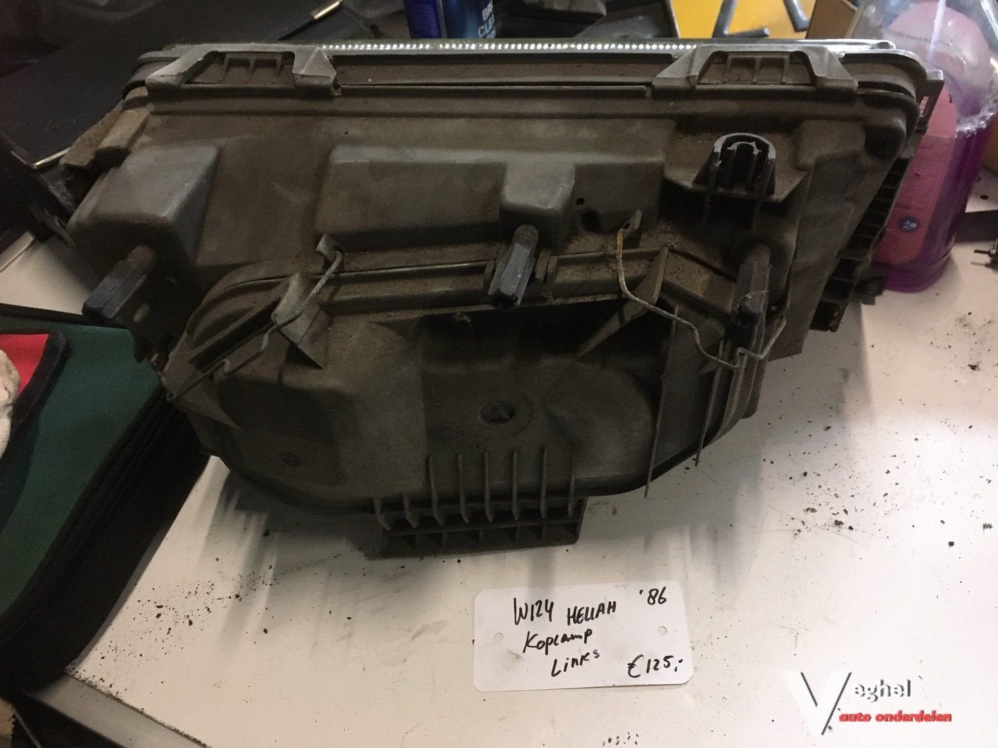 Mercedes w124 Koplamp Links 1989, Auto-onderdelen, Gebruikt, -, -, Ophalen of Verzenden