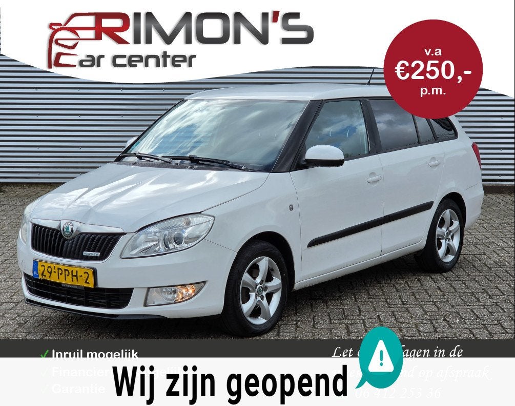 Skoda Fabia Combi 1.2 TDI Greenline Cruise Controle Airco Ap, Auto's, Skoda, Voorwielaandrijving, Euro 5, 450 kg, Start-stop-systeem